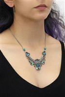 Necklace Ayala Bar Woman Emerald Reflection in Metal Alloy Cristallo R3606 - R3606